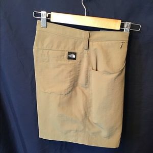 The North Face khaki shorts, EUC, size 10